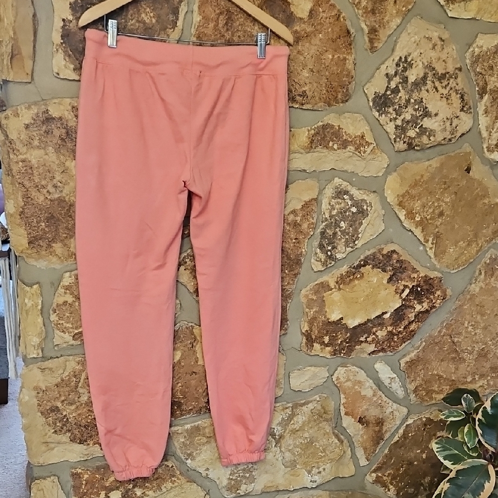 U.S. Polo Assn. Coral Pink Drawstring Joggers Sz L - Picture 5 of 10